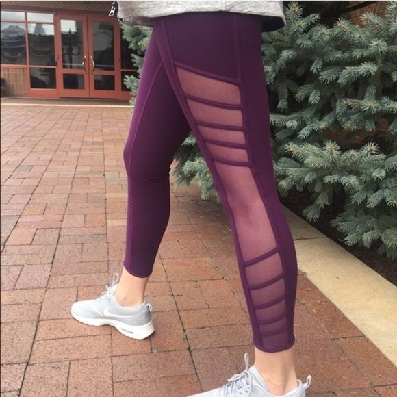 Lululemon Wild And Free Purple Tights - Picture 3 of 16
